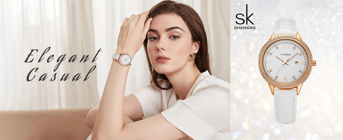 Luminous Milano Quartz Minimalist Rose Gold Watch