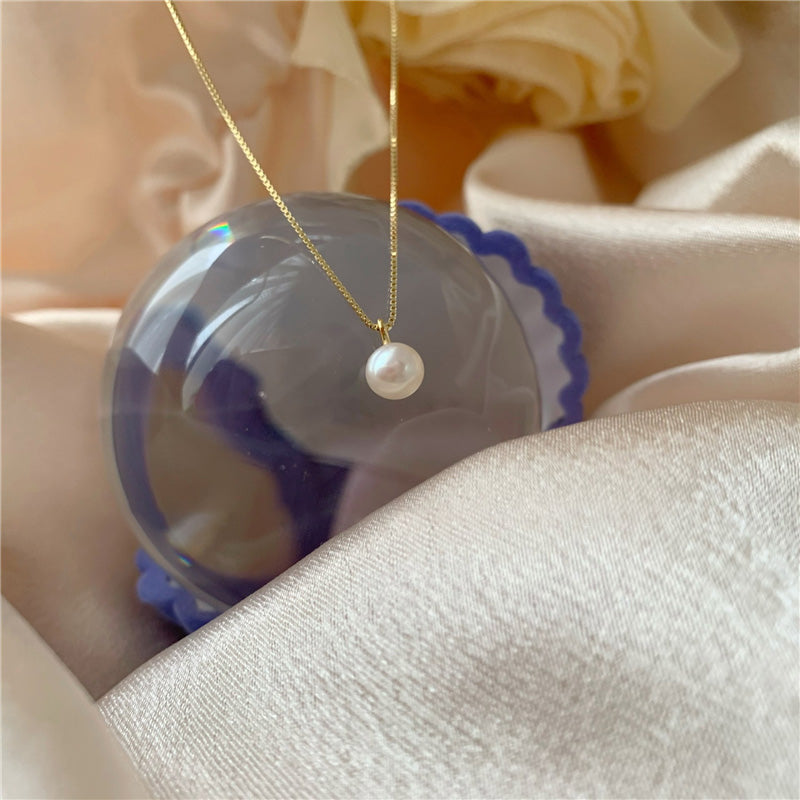 Trendy Gold and Rhodium Plated Pearl Versatile Necklace