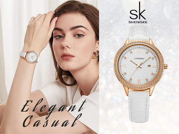 Luminous Milano Quartz Minimalist Rose Gold Watch