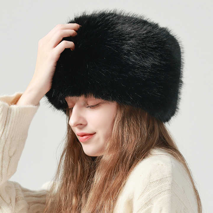 Plush Cossak Ushanka Style Warm Hat