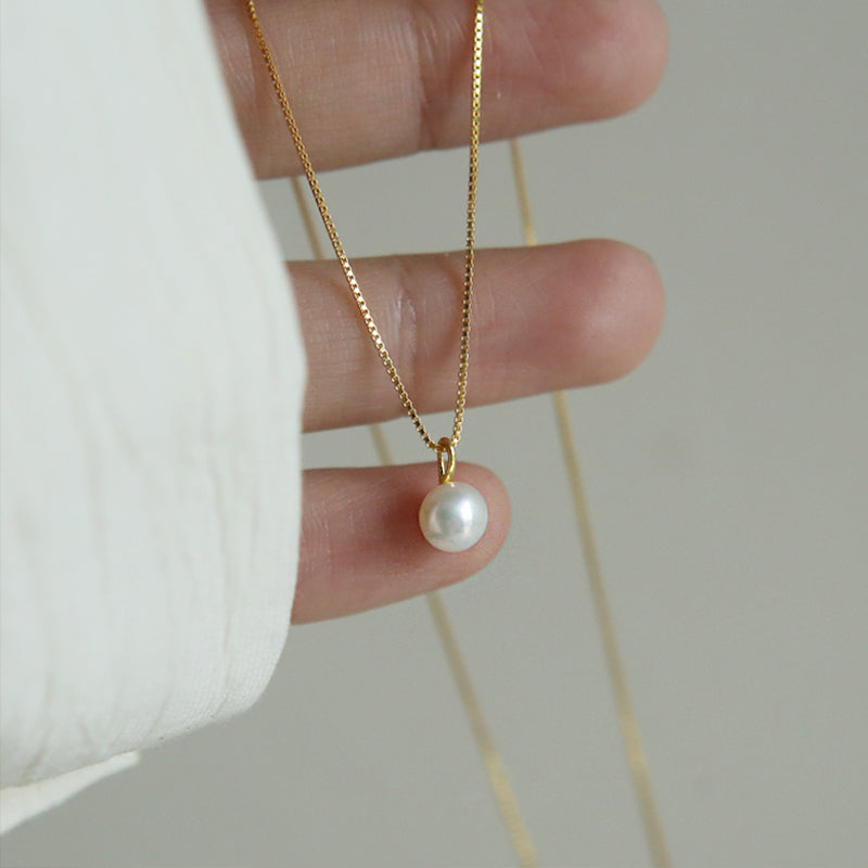 Trendy Gold and Rhodium Plated Pearl Versatile Necklace