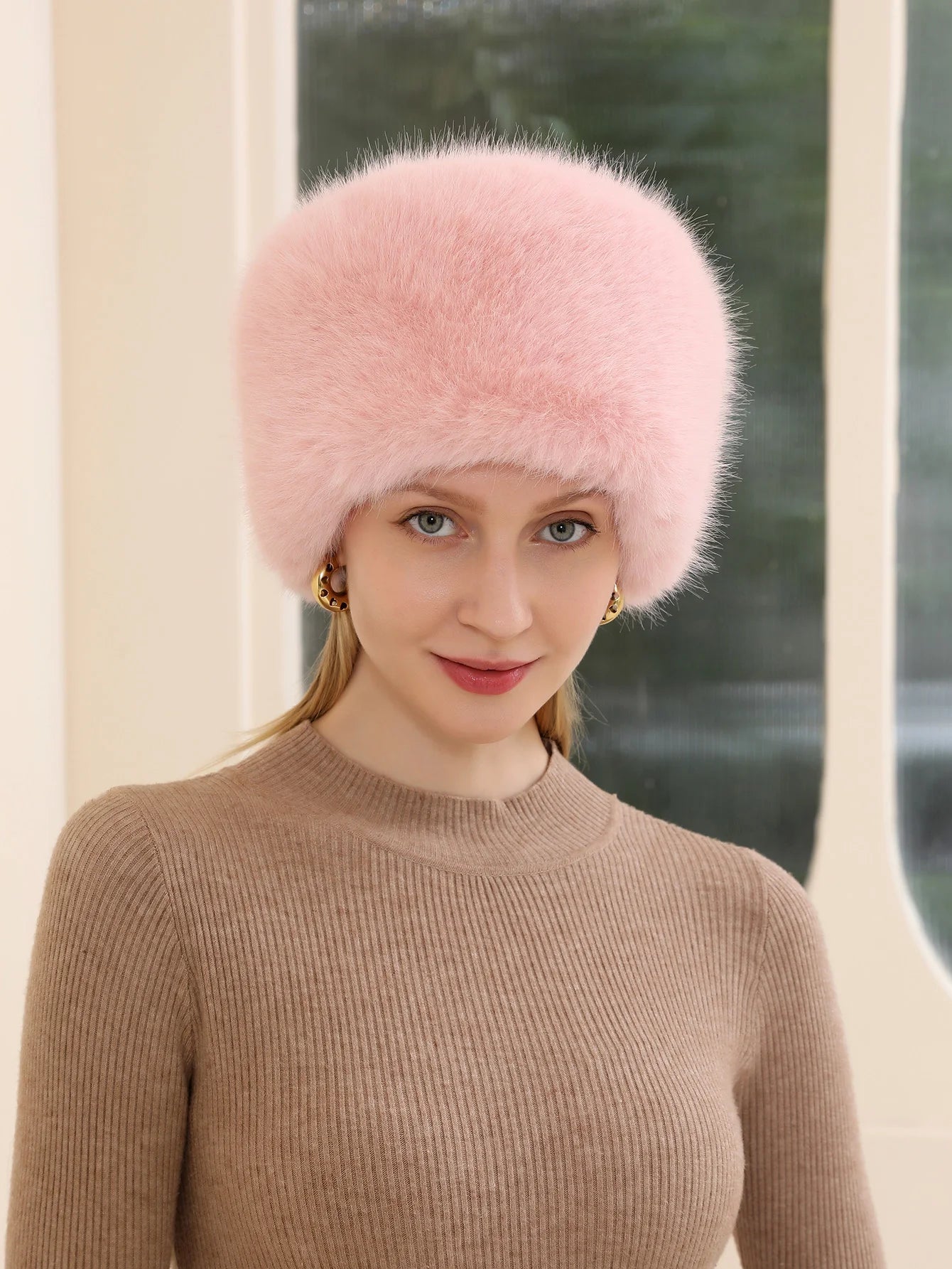 Plush Cossak Ushanka Style Warm Hat