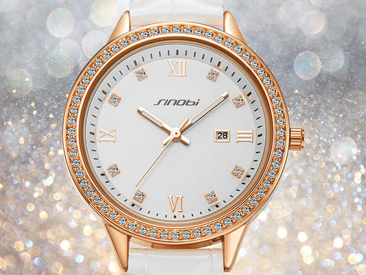 Luminous Milano Quartz Minimalist Rose Gold Watch