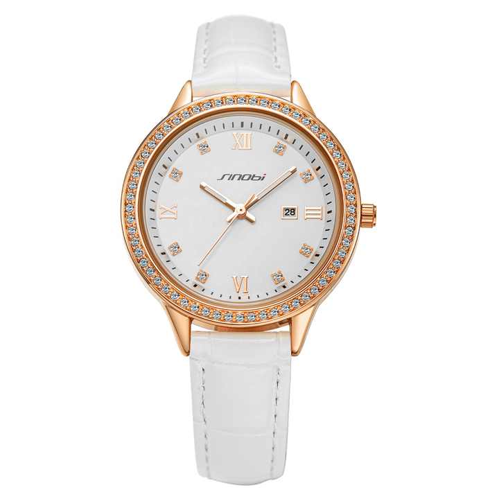 Luminous Milano Quartz Minimalist Rose Gold Watch