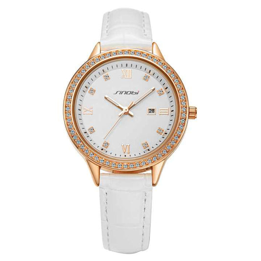 Luminous Milano Quartz Minimalist Rose Gold Watch